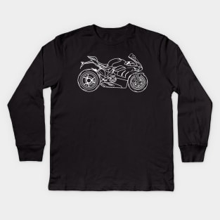 Ducati Panigale Kids Long Sleeve T-Shirt